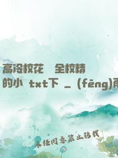 高冷?；S為全校精靈的小說txt下載