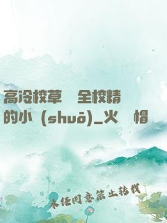 高冷校草淪為全校精靈的小說(shuō)