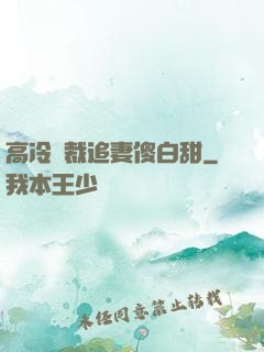 高冷總裁追妻傻白甜